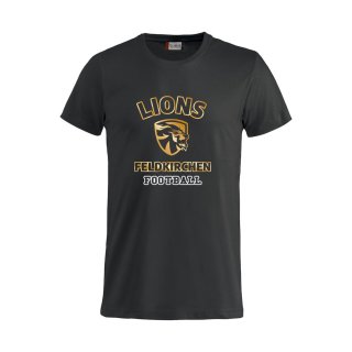 Feldkirchen Lions Fan-TShirt Senior "Big-Logo" - Black S