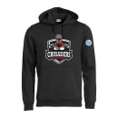 Crusaders Fan-Hoody "Big-Logo"  Senior - Schwarz XS