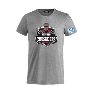 Crusaders Fan-TShirt "Big-Logo" - Grau 3XL