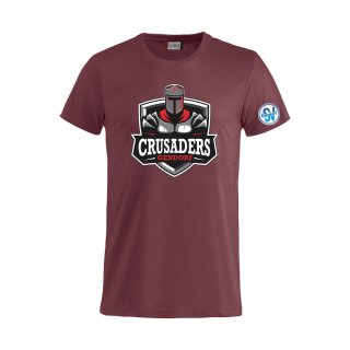 Crusaders Fan-TShirt "Big-Logo" - Bordeaux L