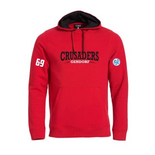 Crusaders Team Heavy-Hoody  - Rot XXL