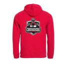 Crusaders Team Heavy-Hoody Front&Back - Rot S