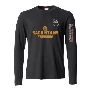 Sacristans Team Langarm-Shirt - Schwarz
