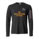 Sacristans Team Langarm-Shirt - Schwarz