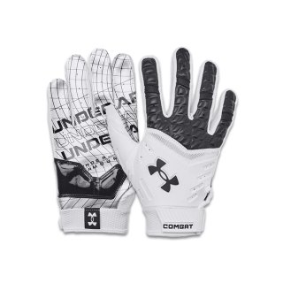 Under Armour Combat Glove, White XL