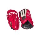 Handschuh CCM Tacks XF80 Junior - rot/weiß