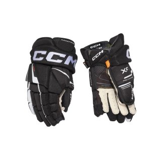 Handschuh CCM Tacks XF Junior - schwarz/weiß