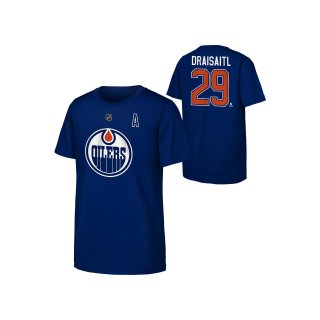 NHL Edmonton Oilers, Leon Draisaitl N&N S/S T-Shirt Junior